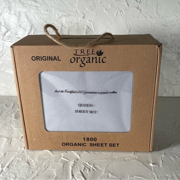 TREE Organic Queen 4-Piece Sheet Set - Picture 1 of 7